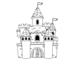 <span class='hidden-xs'>Coloriage de </span>Château de fantaisie à colorier