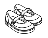 Dibujo de Chaussures de fille