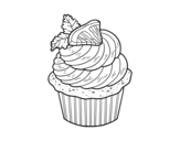 Dibujo de Cupcake au citron