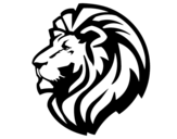 Dibujo de Lion tribal