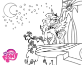 <span class='hidden-xs'>Coloriage de </span>Princesse Luna My Little Pony à colorier