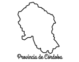 <span class='hidden-xs'>Coloriage de </span>Province de Córdoba à colorier