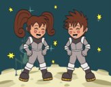 Enfants astronautes
